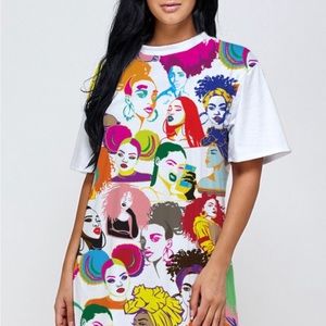 Ladies T shirt dress